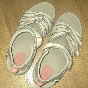Teva Kids Beige and Coral Sport Sandals